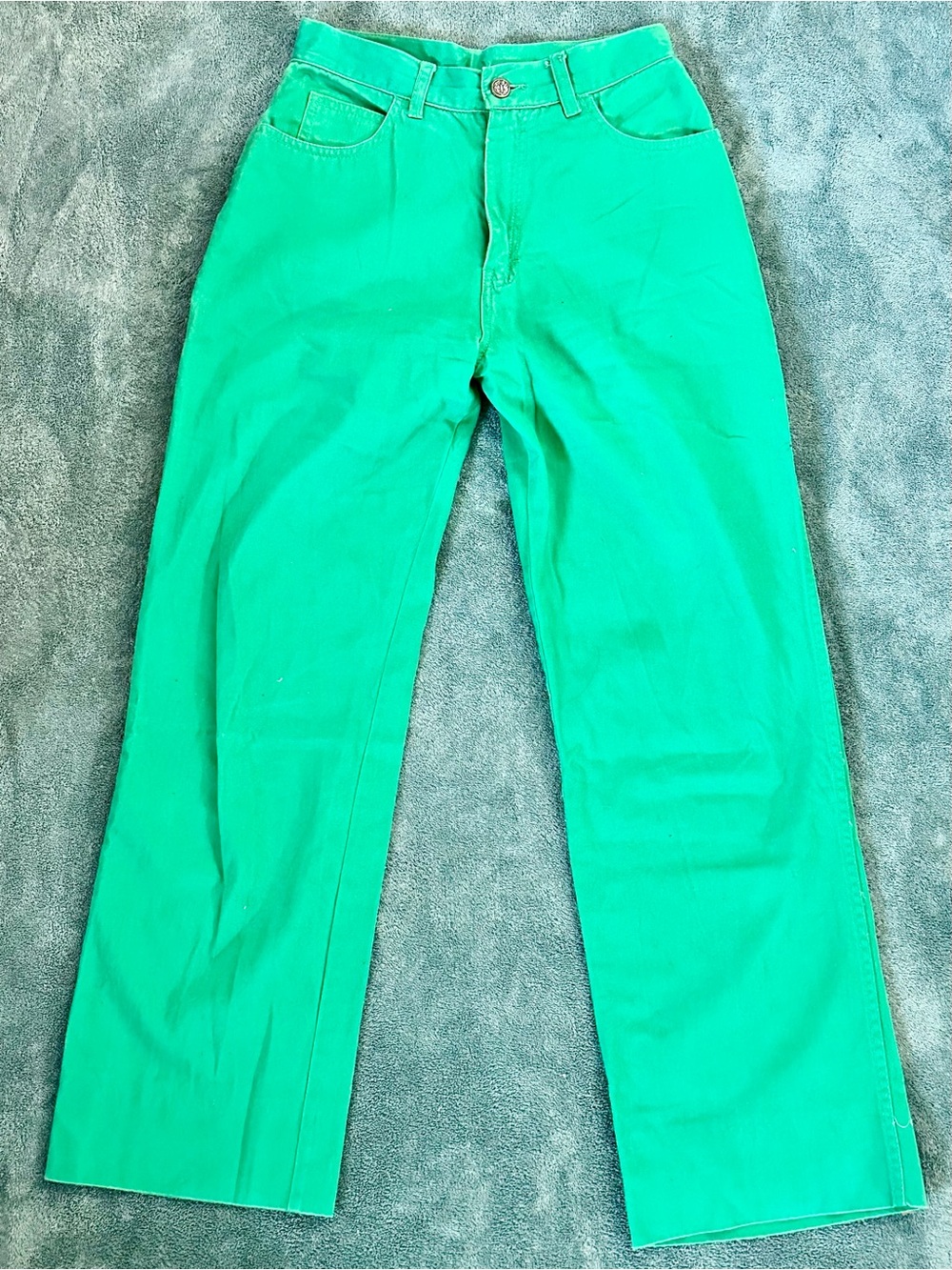 Vintage Izod Lacoste Green Straight Leg Jeans Women’s Size 10
